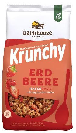 Produktfoto zu Krunchy Erdbeer Hafervollkornflocken [375g]