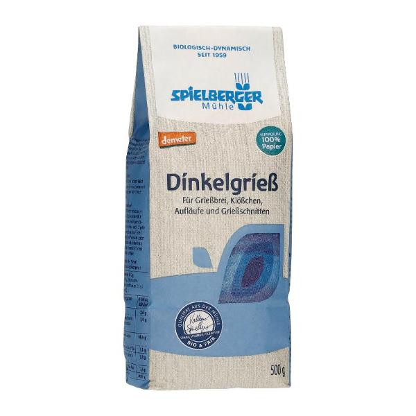 Produktfoto zu Dinkelgrieß Demeter [500g]