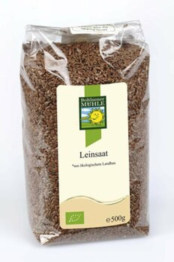 Produktfoto zu Leinsaat, braun [500g]