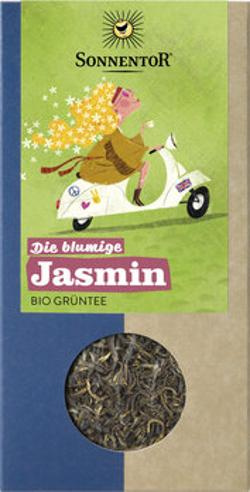 Produktfoto zu Grüntee Jasmin lose [100g]