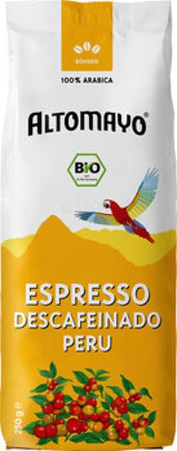 Produktfoto zu Bio-Espresso Bohnen entkoffeiniert [250g]